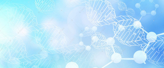 医疗生物科技分子结构背景图片免费下载